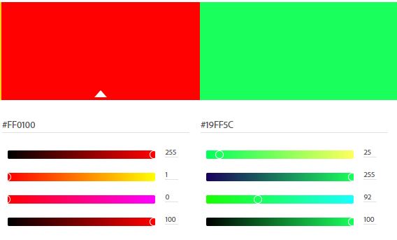 HEX-Code-Beispiele HEX-Code-Beispiel